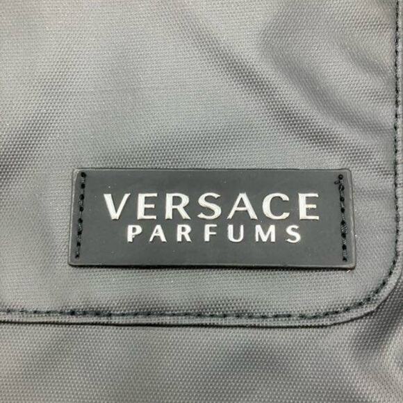 Versace Parfums Charcoal Unisex Backpack Rare - Picture 3 of 6